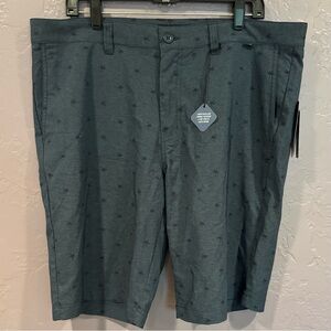 NWT🔖  Travis Matthew Heather Blue Nights Cue It Up Shorts - 38